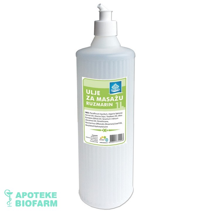ULJE ZA MASAŽU RUZMARIN 1l Ulje Za Masažu Ruzmarin 1L