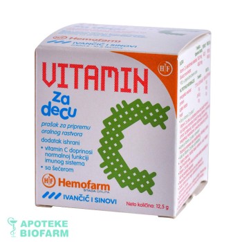 VITAMIN C prašak za decu 25x50mg IIS