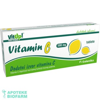 VITAMIN C tableta 20x500mg