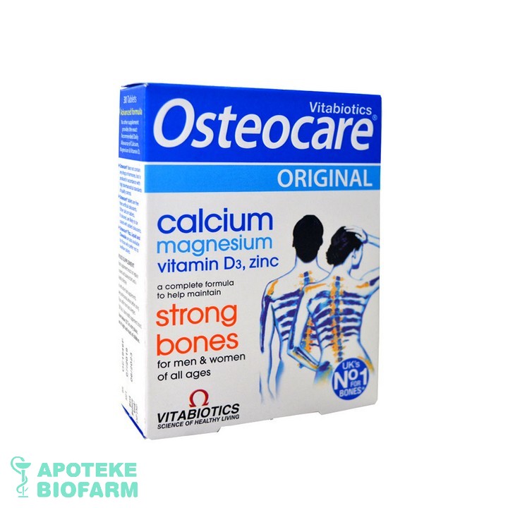 OSTEOCARE CA+MG+VITAMIN D3+ ZN TABLETE A30 Osteocare Ca+Mg+Vit. D3+Zn Tabl. A.30
