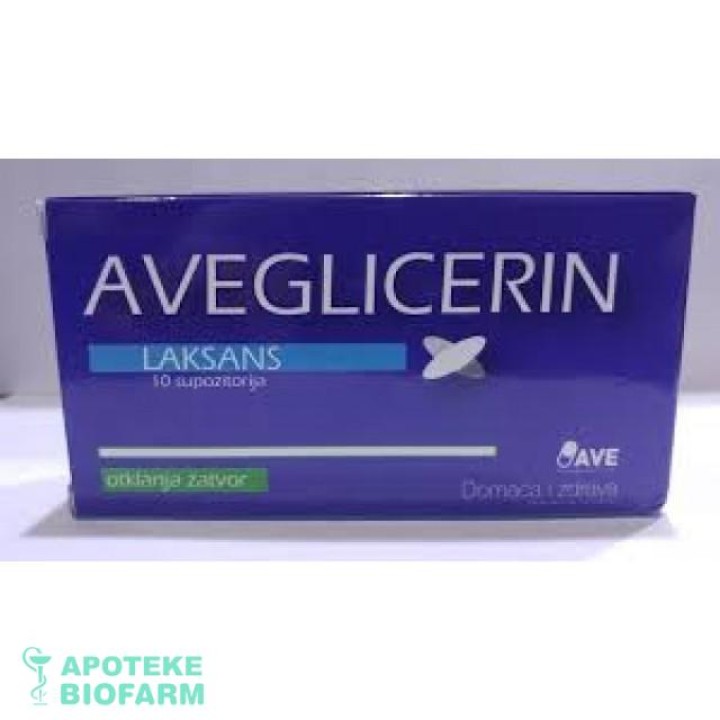 AVEGLICERIN SUPOZITORIJE A10 Aveglicerin Supozitorije A10