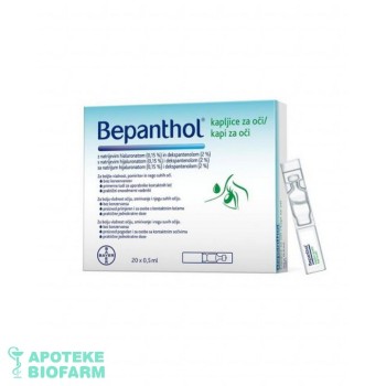 BEPANTHOL KAPI ZA OČI 20X0,5ML BEPANTHOL KAPI ZA OČI 20X0,5ML