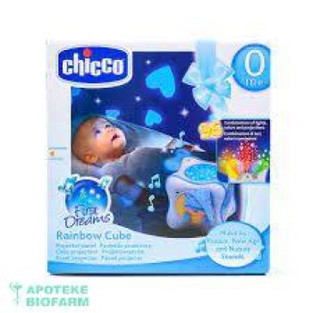 CHICCO MUZIČKI PROJEKTOR KOCKA PLAVI CHICCO MUZIČKI PROJEKTOR KOCKA PLAVI