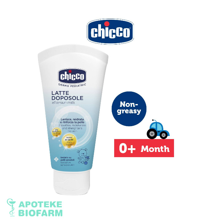 CHICCO MLEKO POSLE SUNČANJA 150ML Chicco Mleko Posle Sunčanja 150Ml