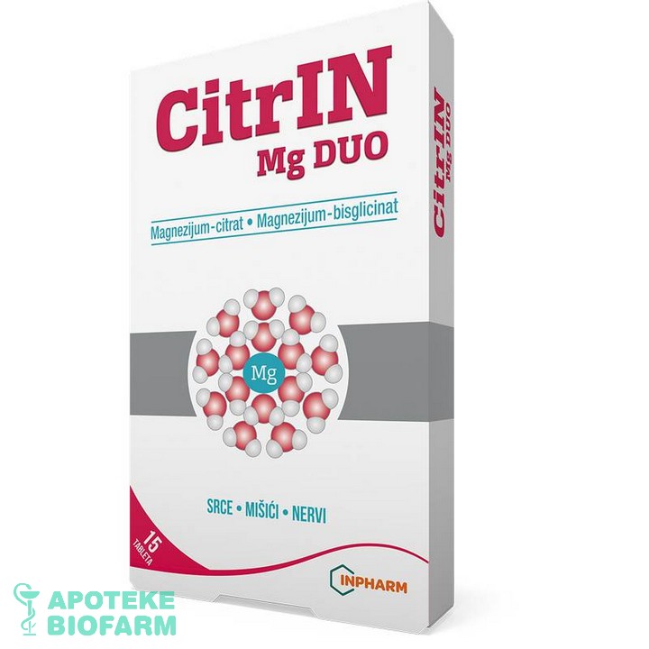 Citrin Mg Duo 15 Tableta