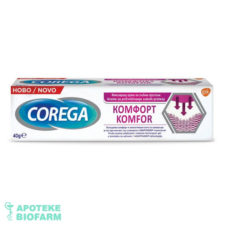 COREGA krema COMFORT 40g Corega Krema Comfort 40G