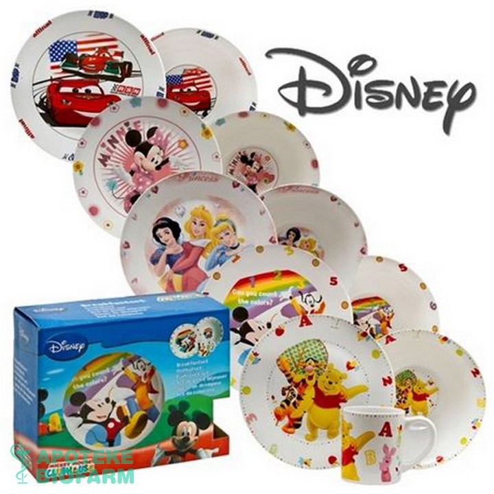 Disney Set Tanjir+Činija+Šolja