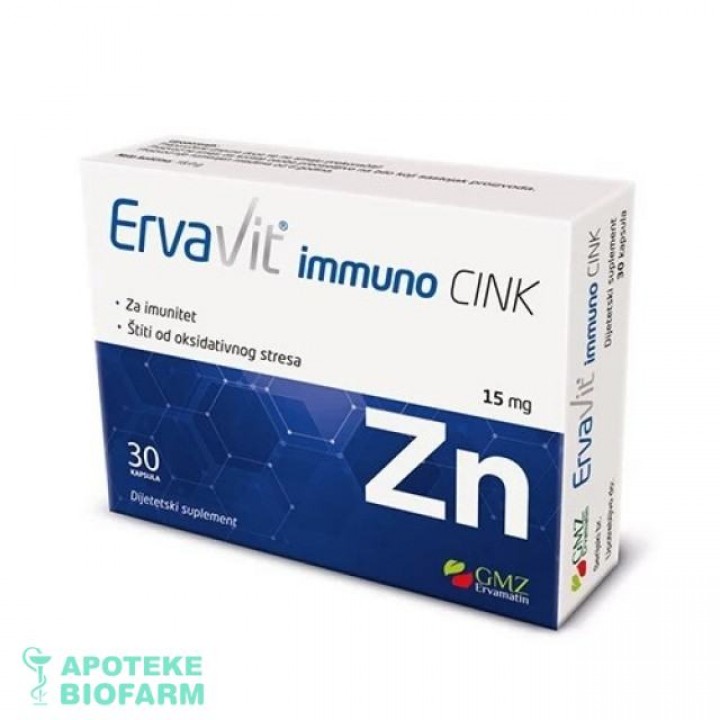 Ervavit Immuno Cink Kaps A30