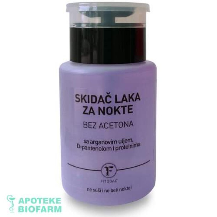Fitogal Skidač Laka Bez Acetona Pumpica 125Ml
