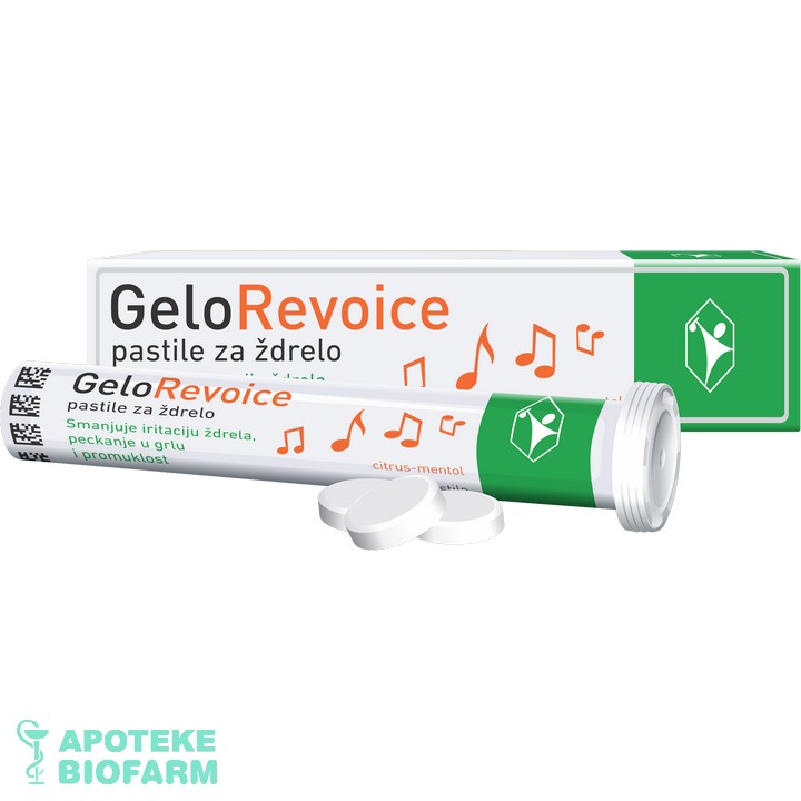 GELOREVOICE CITRUS PASTILE A20 Gelorevoice Citrus Pastile A20
