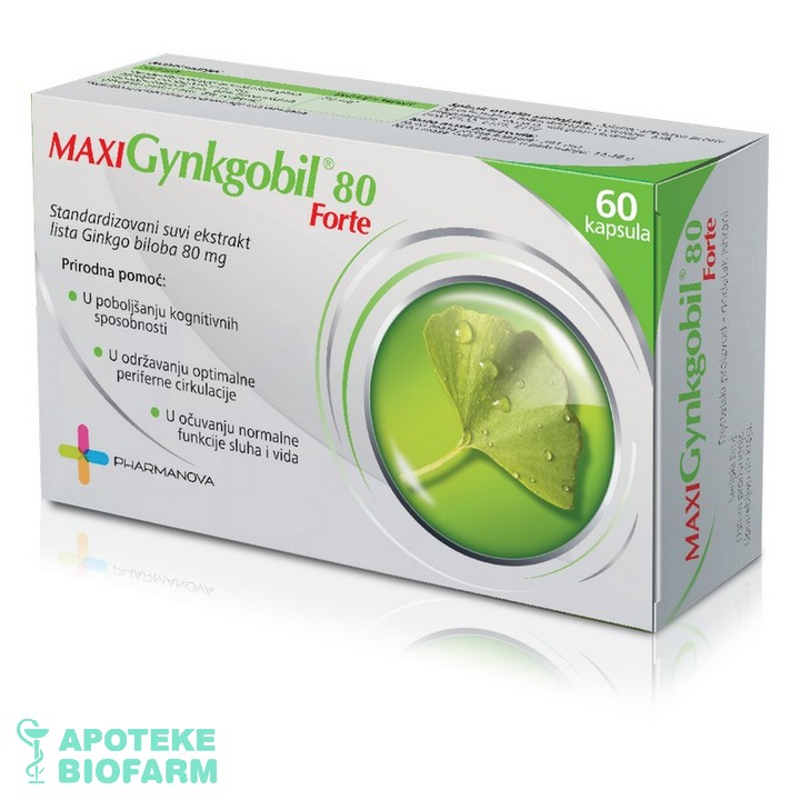 Gynkgobil Maxi Forte 60X80 Mg
