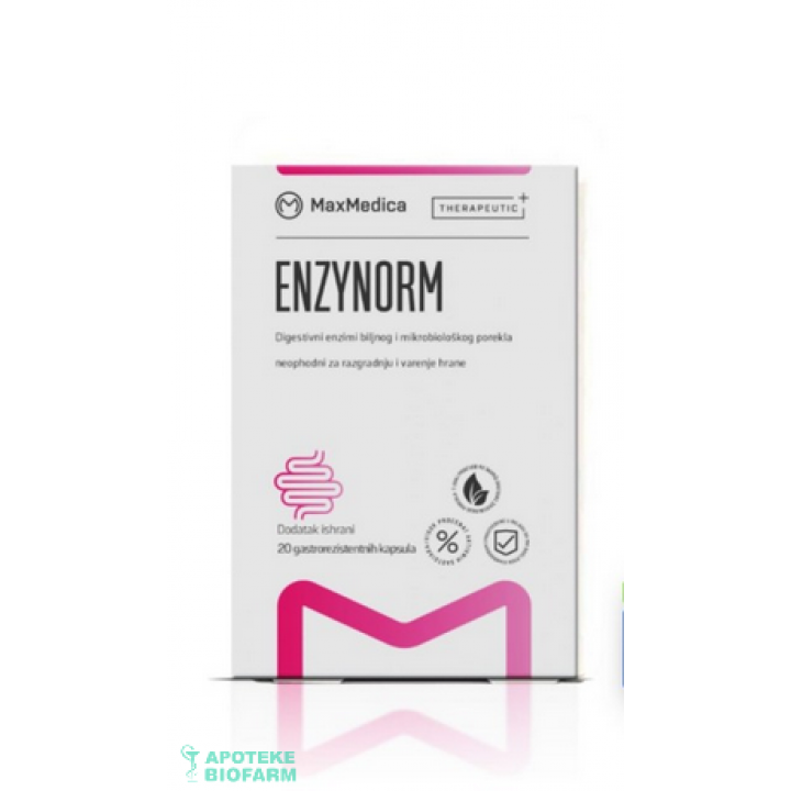 Max Medica Enzynorm Gr Cps A20