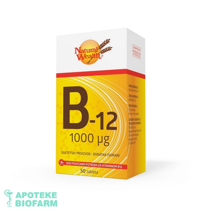 Nw B12 Vitamin Tabl. 50X1000Mcg Timed Release