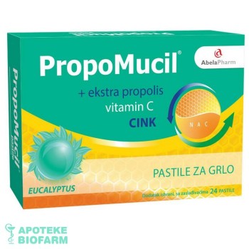 PROPOMUCIL PASTILE EUCALIPTUS A24