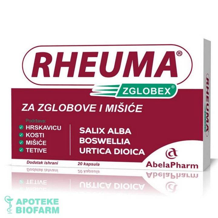 RHEUMA ZGLOBEX CPS A20 Rheuma Zglobex Cps A20