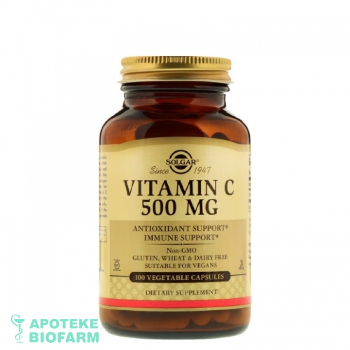Solgar Vit C 500Mg Cps A100