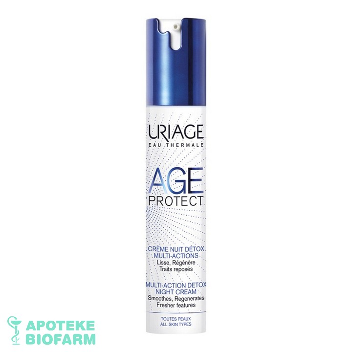 URIAGE AGE PROTECT KREMA NOĆNA DETOX 40ML 392 Uriage Age Protect Krema Noćna Detox 40Ml 392