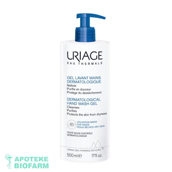 URIAGE GEL ZA PRANJE RUKU 500ML 1375 Uriage Gel Za Pranje Ruku 500Ml 1375