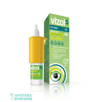 VIZOL S ALLERGY KAPI ZA OČI 10ML VIZOL S ALLERGY KAPI ZA OČI 10ML