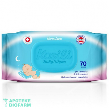 KOSILI VLAŽNE MARAMICE A70 PLAVE