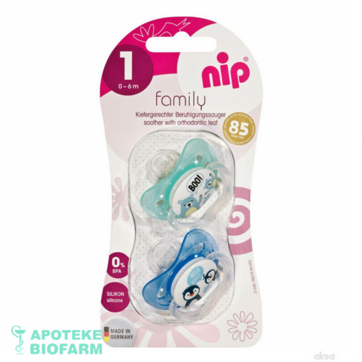 Nip Family Varalica Silikon 0-6M A2