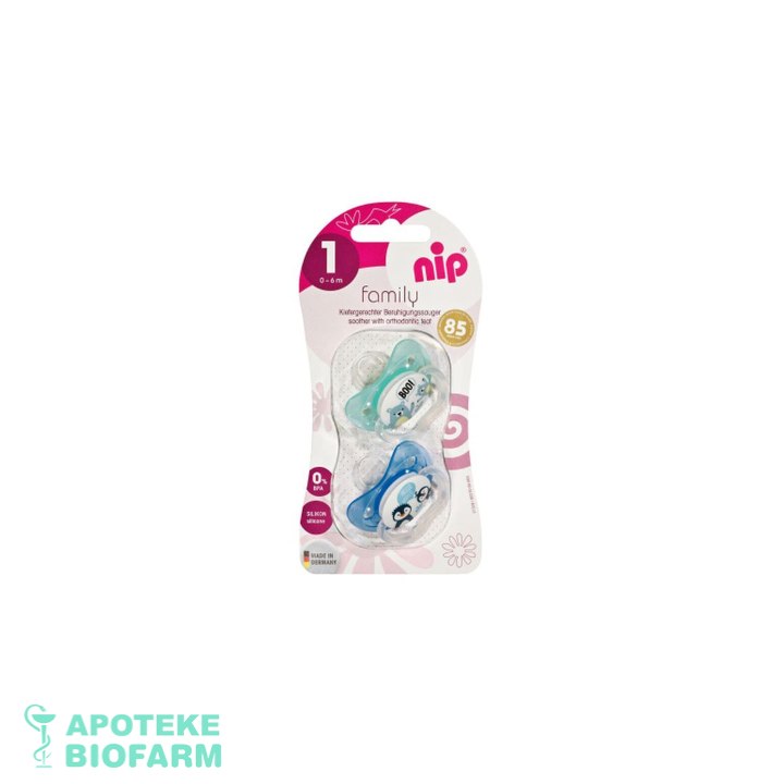 Nip Family Varalica Silikon 0-6M Boy A2