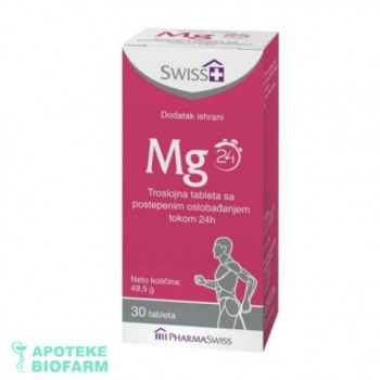 SWISS+ MAGNEZIJUM 24 TABLETE A30 SWISS+ MAGNEZIJUM 24 TABLETE A30