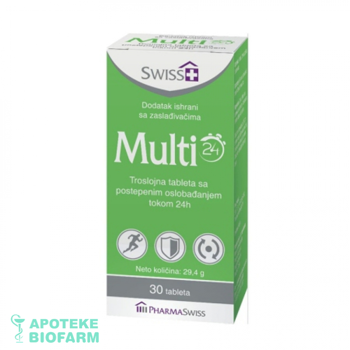 SWISS+ MULTI 24 TABLETE A30 Swiss+ Multi 24 Tbl A30