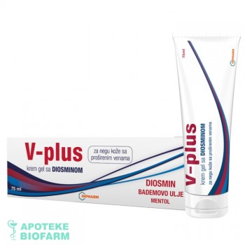 V-PLUS KREM GEL SA DIOSMINOM 75ML V-PLUS KREM GEL SA DIOSMINOM 75ML