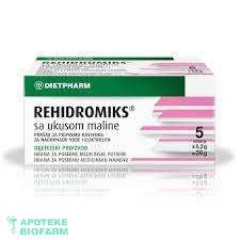 DIETPHARM REHIDROMIKS MALINA 5X5,2G DIETPHARM REHIDROMIKS MALINA 5X5,2G