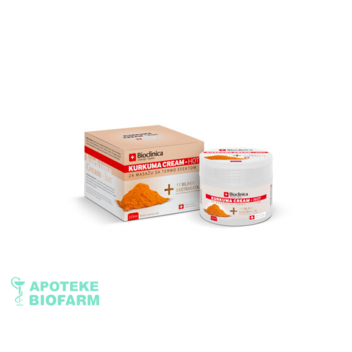 KURKUMA HOT CREAM 225ML Kurkuma Hot Cream 225Ml Bioclinica