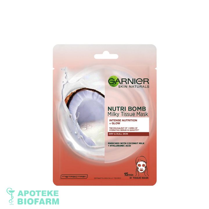 Garnier Skin Naturals Maska Za Lice U Maramici Kokos 32G