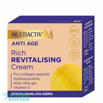MULTIACTIV ANTIAGE HRANLJIVA DNEVNA KREMA 50ML MULTIACTIV ANTIAGE HRANLJIVA DNEVNA KREMA 50ML
