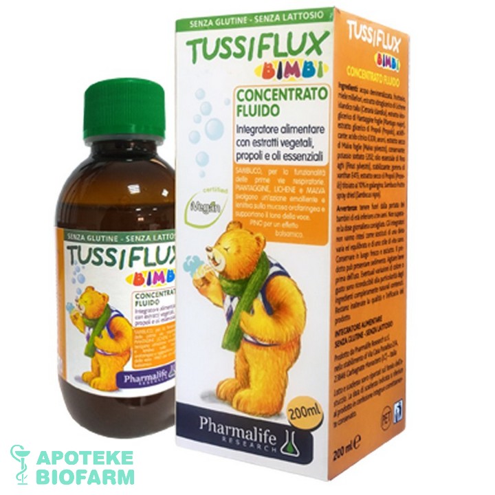 TUSSIFLUX SIRUP 200ml Tussiflux Sirup 200Ml