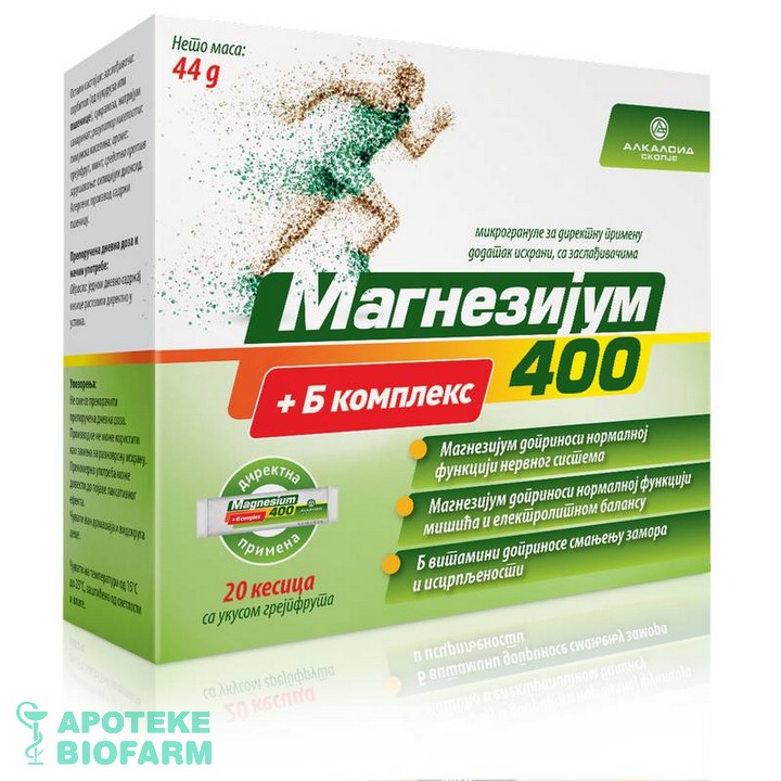 Magnezijum 400+B Kompleks Multi Essence Direkt A20 Kutija
