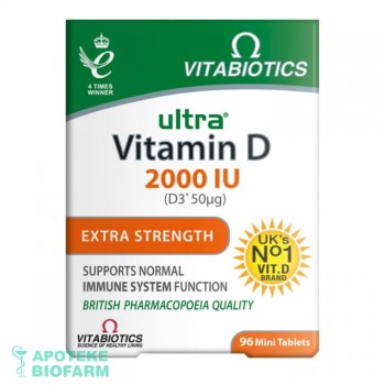 VTB ULTRA VITAMIN D 2000 I.J. TABLETE A96