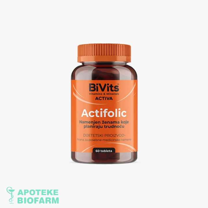 BIVITS ACTIVA ACTIFOLIC TABLETE A60 Bivits Activa Actifolic Tabl A60