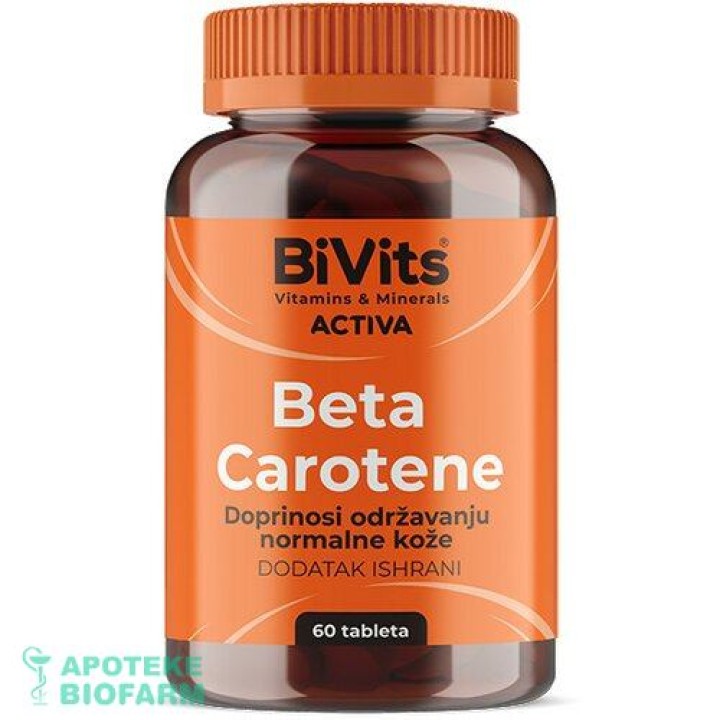 Bivits Activa Beta-Caroten Tabl A60