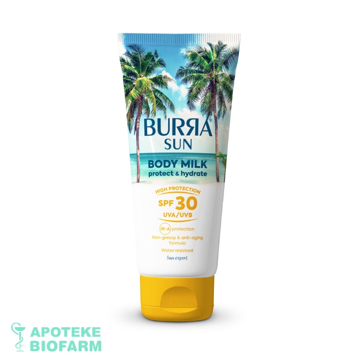 Burra Sun Body Milk Spf30 200Ml