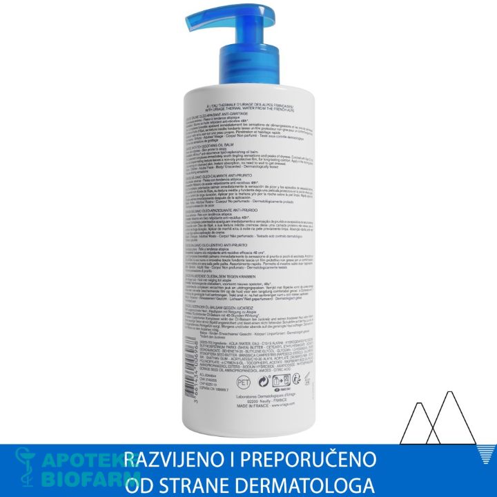 Uriage Xemose Umirujući Balzam 500Ml 1463