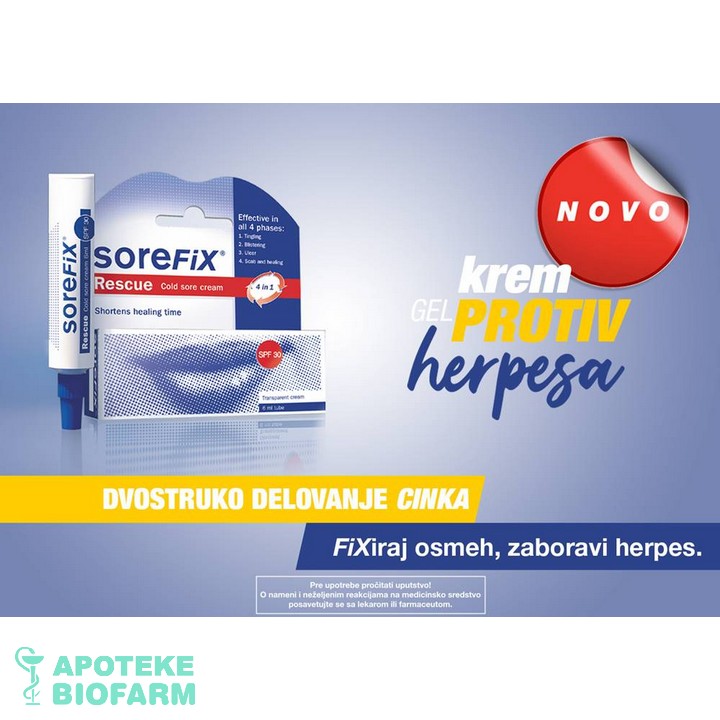 Sorefix Rescue Protiv Herpesa 6Ml