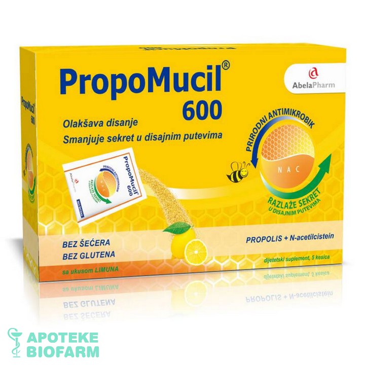 Propomucil 600 Prasak A5 Kutija