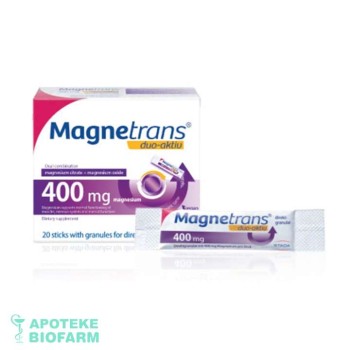 MAGNETRANS DUO AKTIV 20X400MG