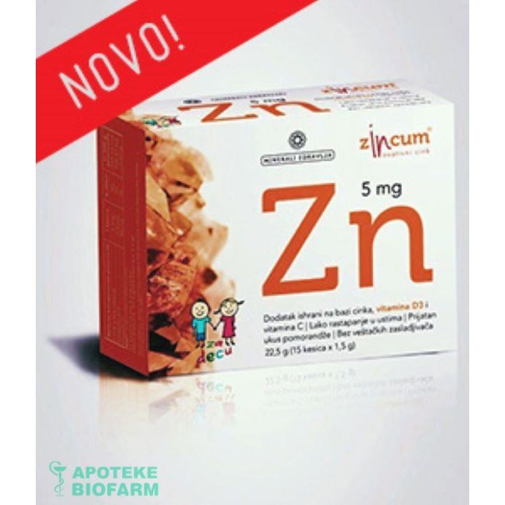 Zincum Za Decu 5Mg A15