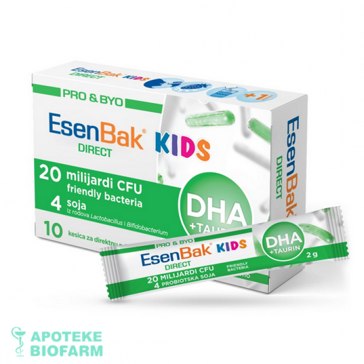 ESENBAK PRO&BIO DIREKT KIDS KESICE A10 KUTIJA Esenbak Pro&Bio Direkt Kesice A10 Kutija
