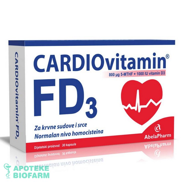 CARDIOVITAMIN FD3 CAPS A30 Cardiovitamin Fd3 Caps A30