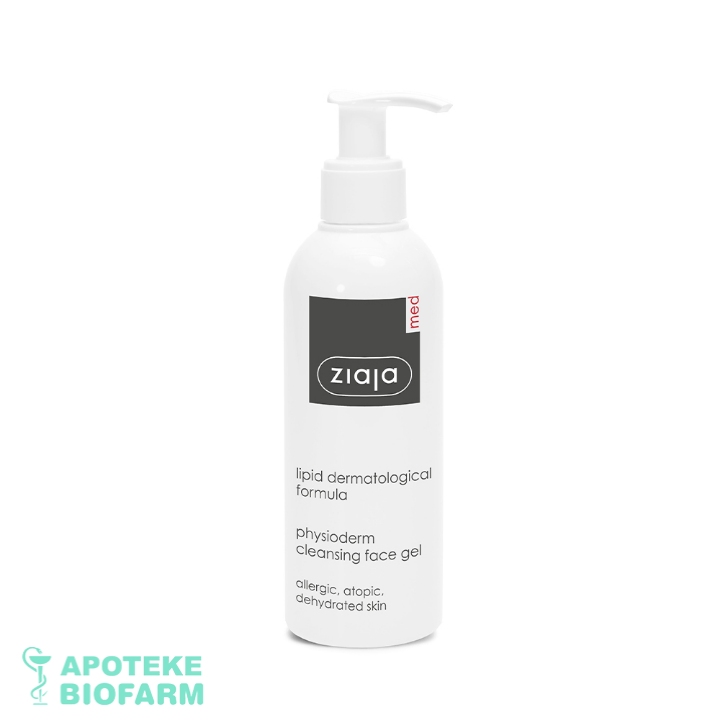 ZIAJA MED GEL ZA CISCENJE LICA PHYSIODERM 200ML 0782 Ziaja Med Gel Za Ciscenje Lica Physioderm 200Ml 0782