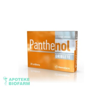 PANTHENOL ORIBLETE 20X30MG