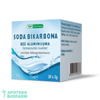GOTI SODA BIKARBONA KESICE 20X3g GOTI SODA BIKARBONA KESICE 20X3g