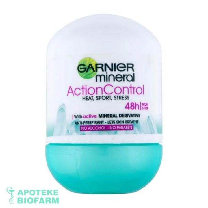 Garnier Mineral  Roll On Action Control 50Ml